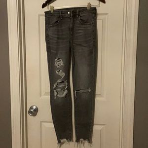 American Eagle Jeggings - grey size 2